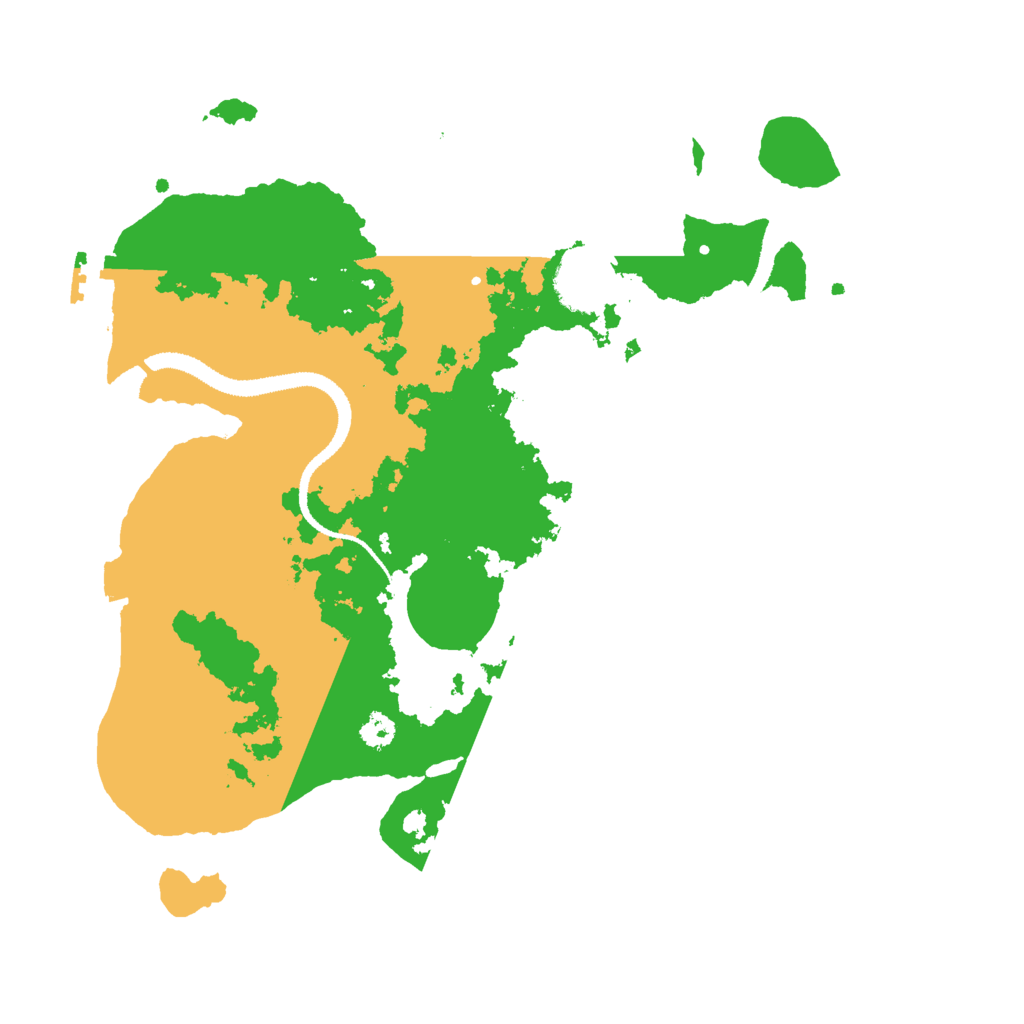 Biome Rust Map: Procedural Map, Size: 3000, Seed: 5487642