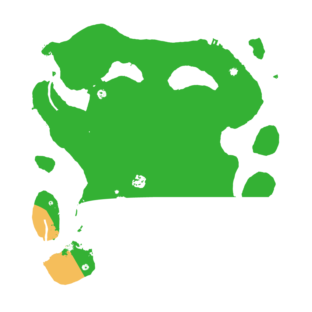 Biome Rust Map: Procedural Map, Size: 3500, Seed: 1832010311