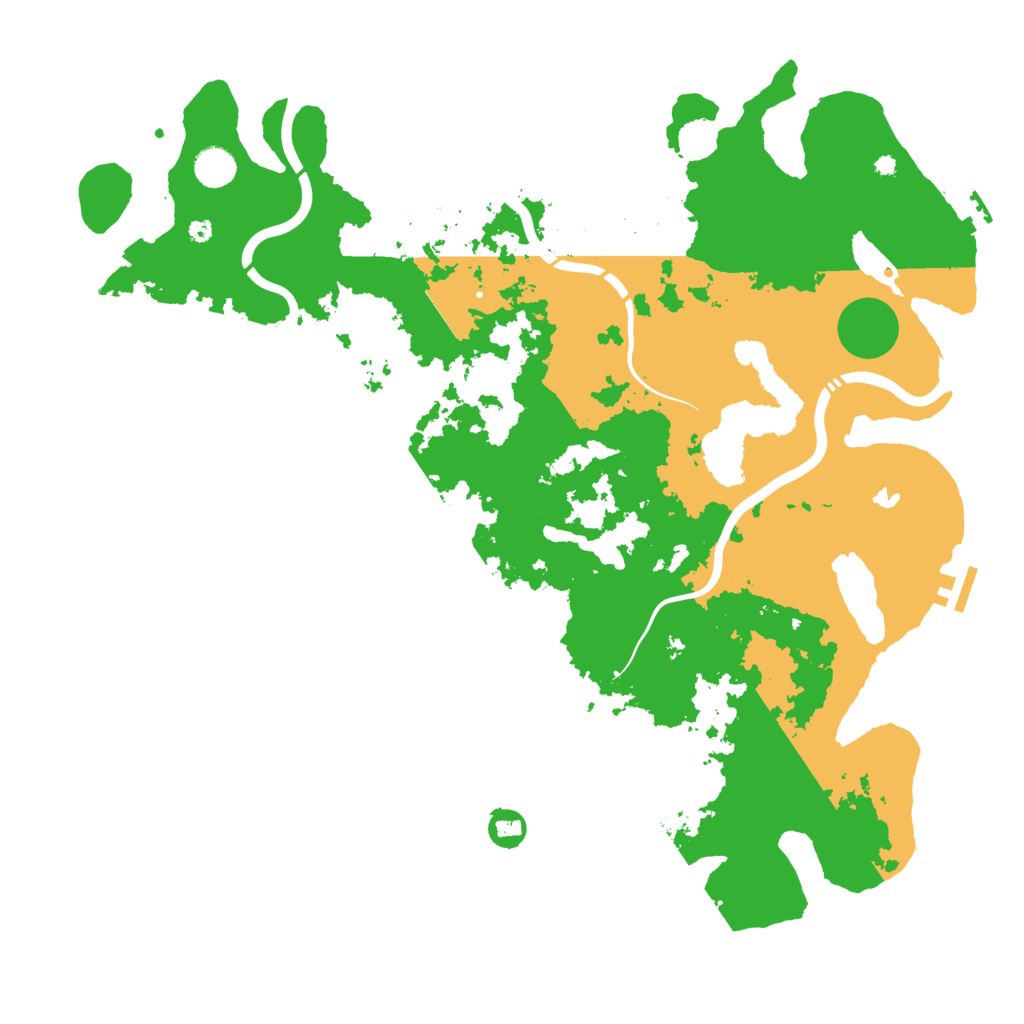 Biome Rust Map: Procedural Map, Size: 4430, Seed: 191189043