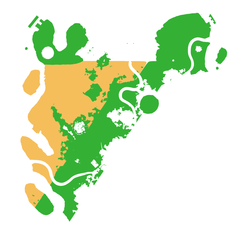 Biome Rust Map: Procedural Map, Size: 3500, Seed: 777080