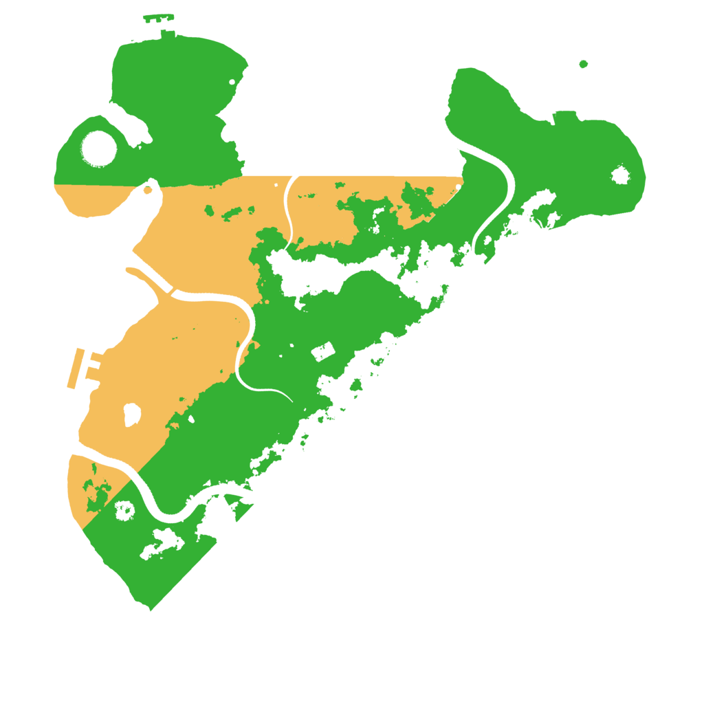 Biome Rust Map: Procedural Map, Size: 3500, Seed: 1647821415