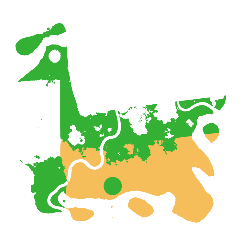 Biome Rust Map: Procedural Map, Size: 3500, Seed: 1651193919
