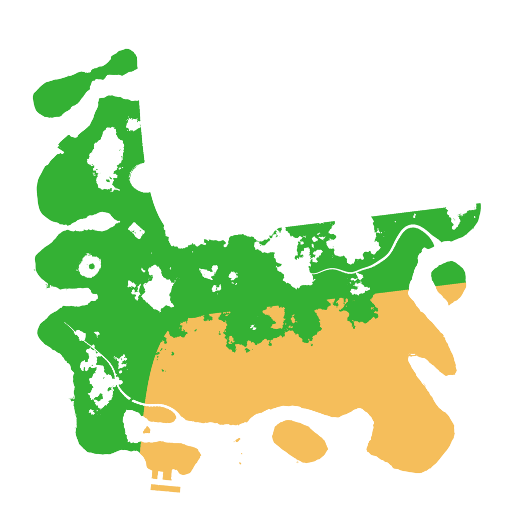 Biome Rust Map: Procedural Map, Size: 3500, Seed: 1651193919