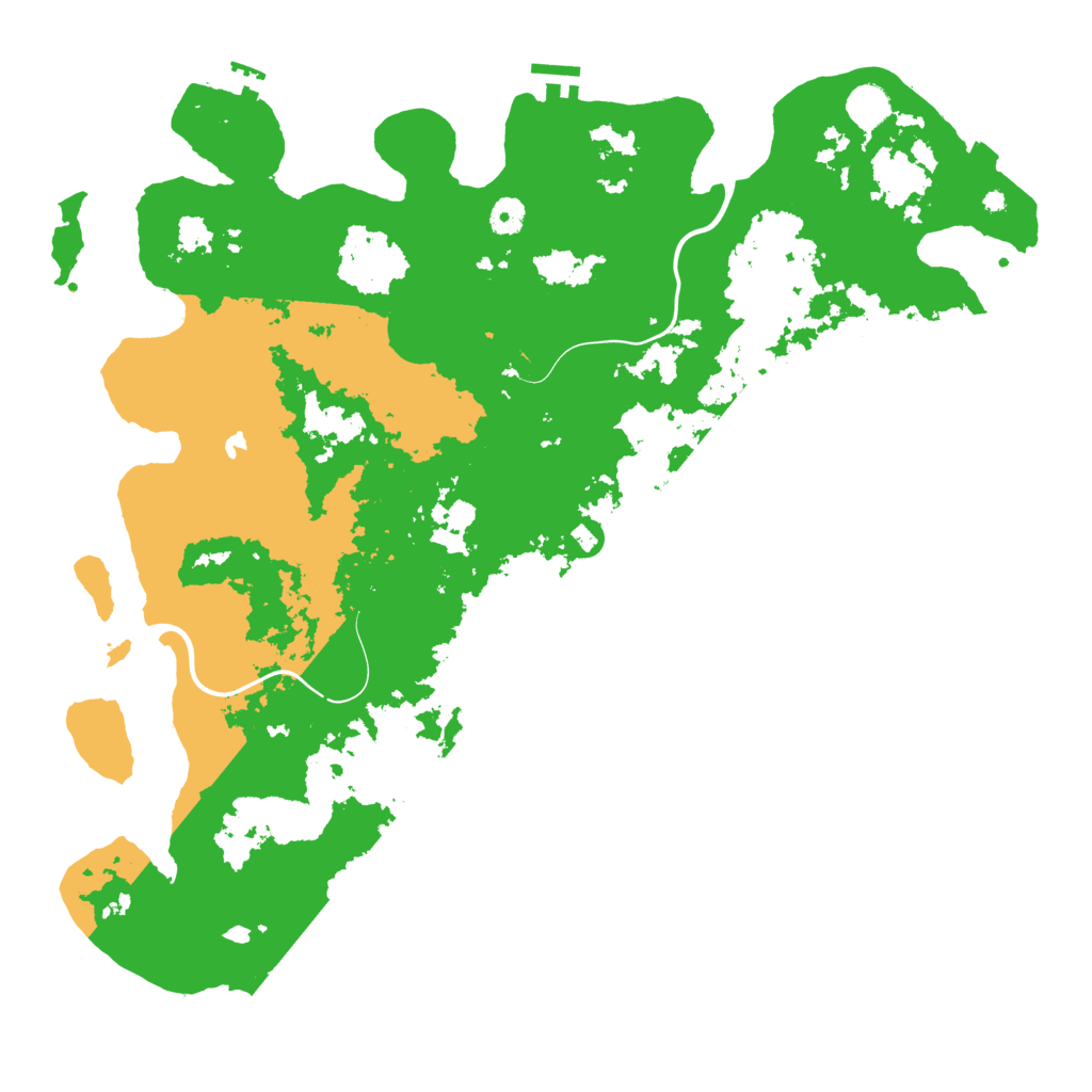 Biome Rust Map: Procedural Map, Size: 4500, Seed: 656798