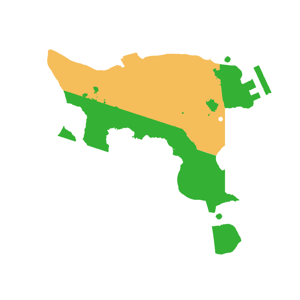 Biome Rust Map: Procedural Map, Size: 2000, Seed: 80208567