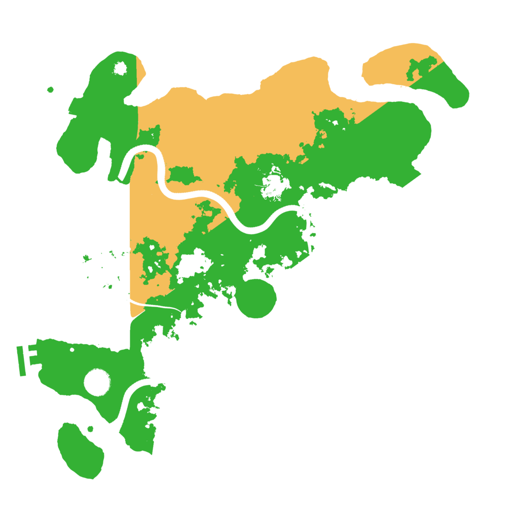 Biome Rust Map: Procedural Map, Size: 3500, Seed: 1126689034