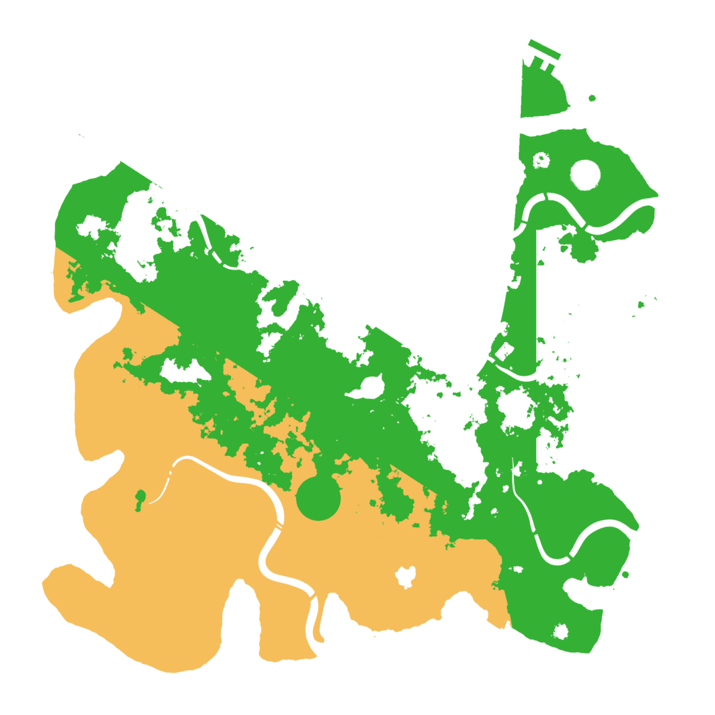 Biome Rust Map: Procedural Map, Size: 4250, Seed: 508138925