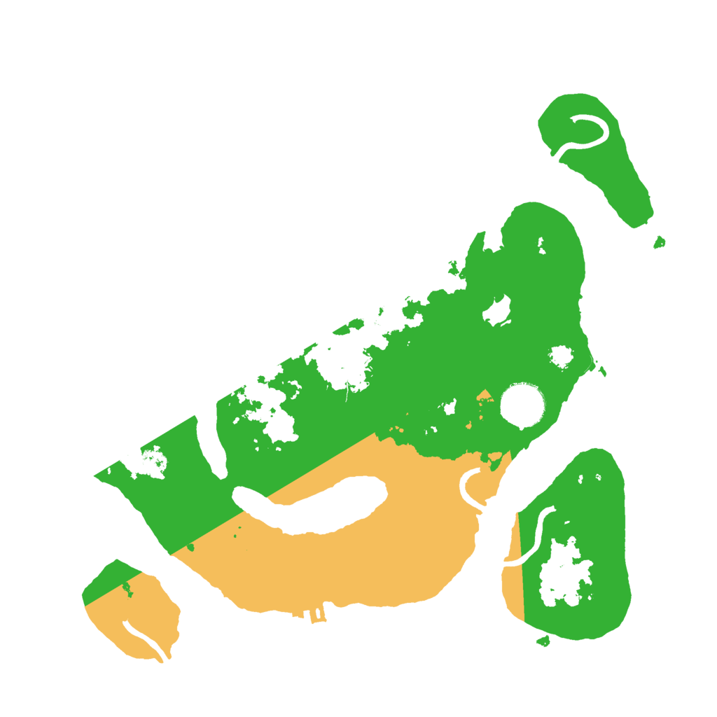 Biome Rust Map: Procedural Map, Size: 2895, Seed: 7777