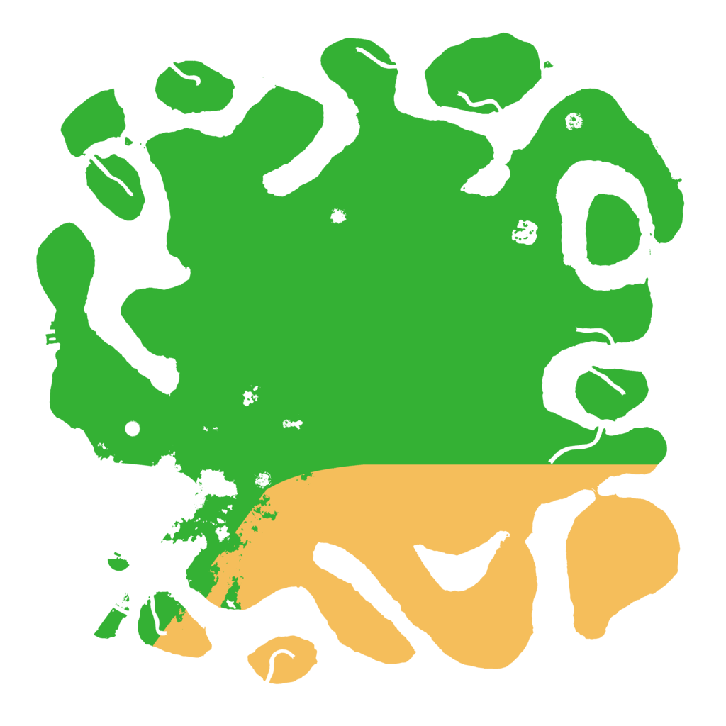 Biome Rust Map: Procedural Map, Size: 4300, Seed: 1789701132