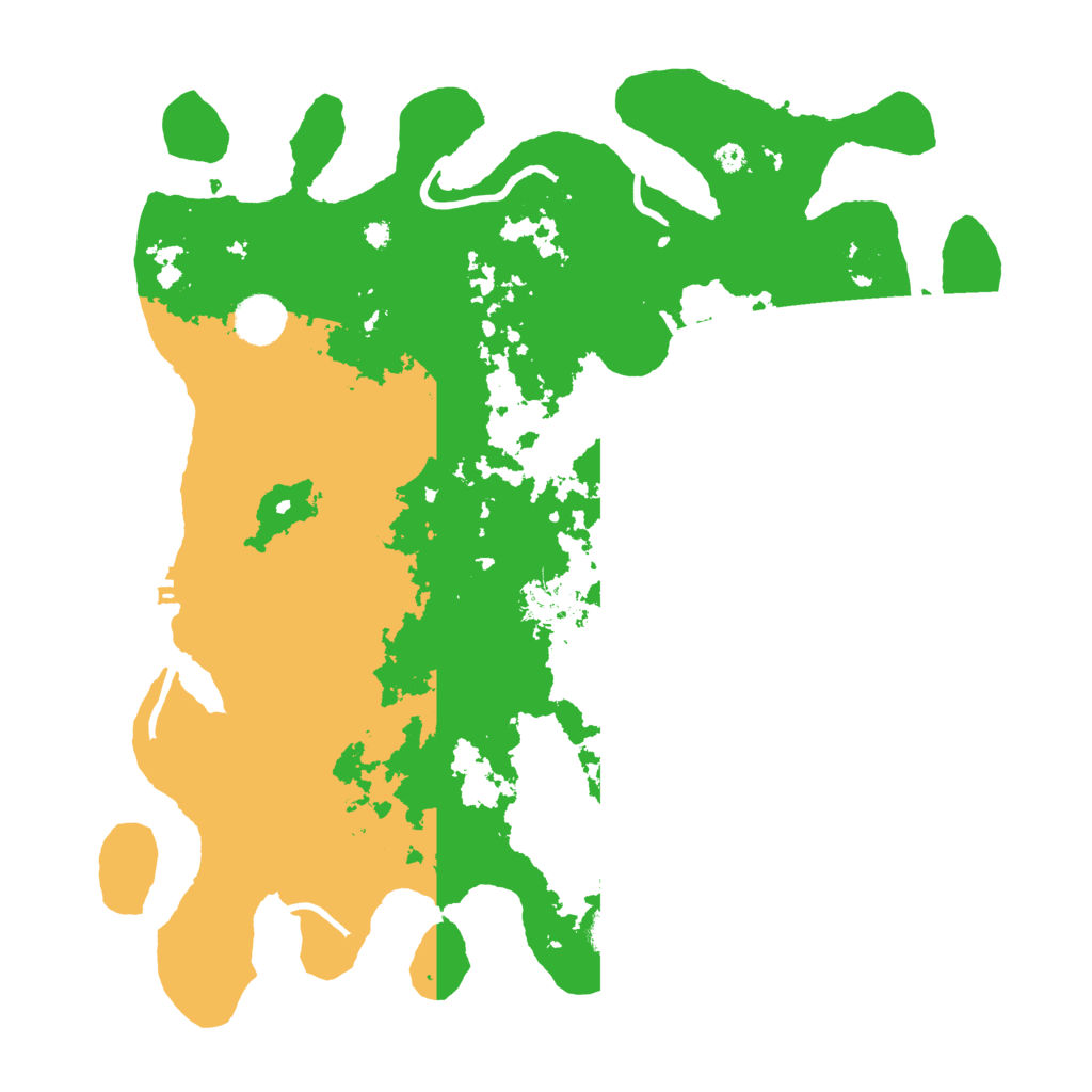 Biome Rust Map: Procedural Map, Size: 3900, Seed: 1296112