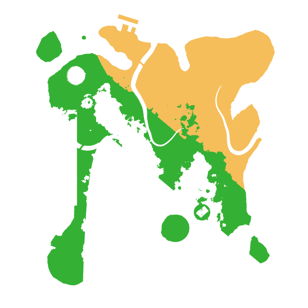 Biome Rust Map: Procedural Map, Size: 3000, Seed: 641638402