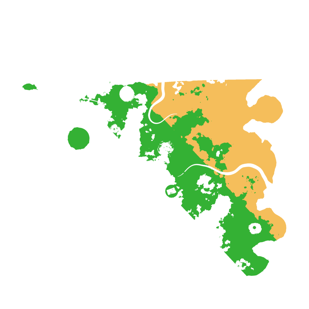 Biome Rust Map: Procedural Map, Size: 3850, Seed: 82537400