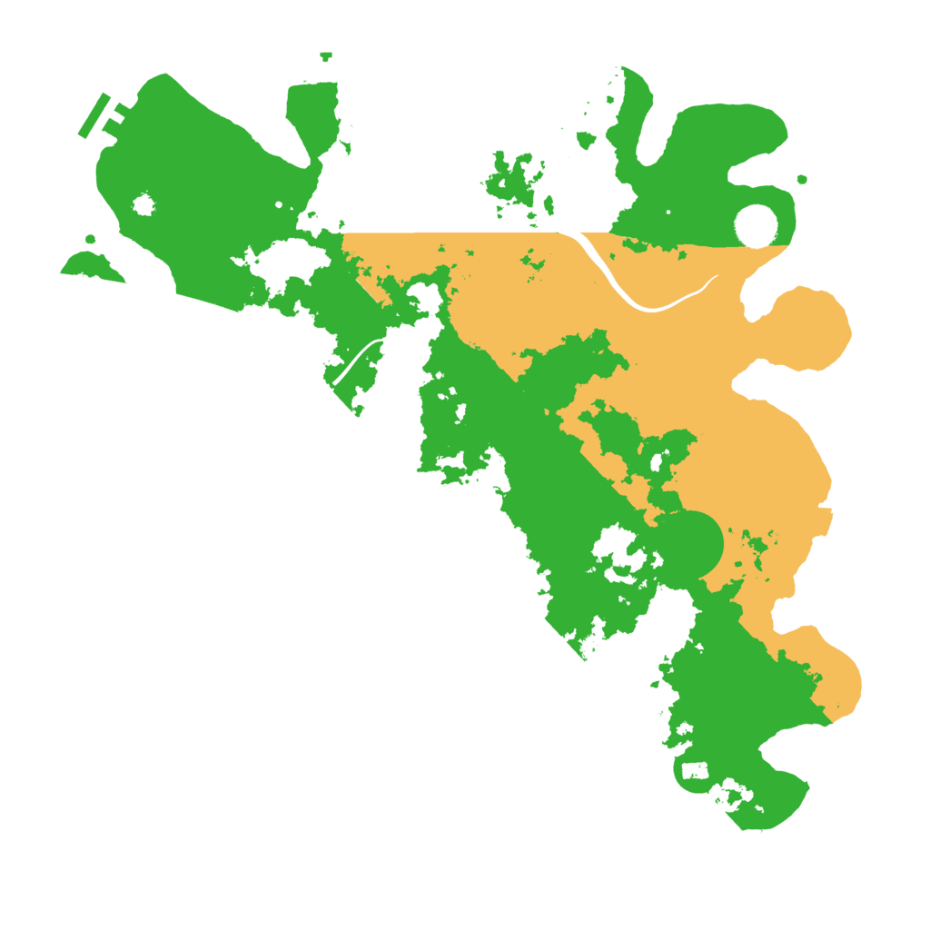 Biome Rust Map: Procedural Map, Size: 3850, Seed: 82537400