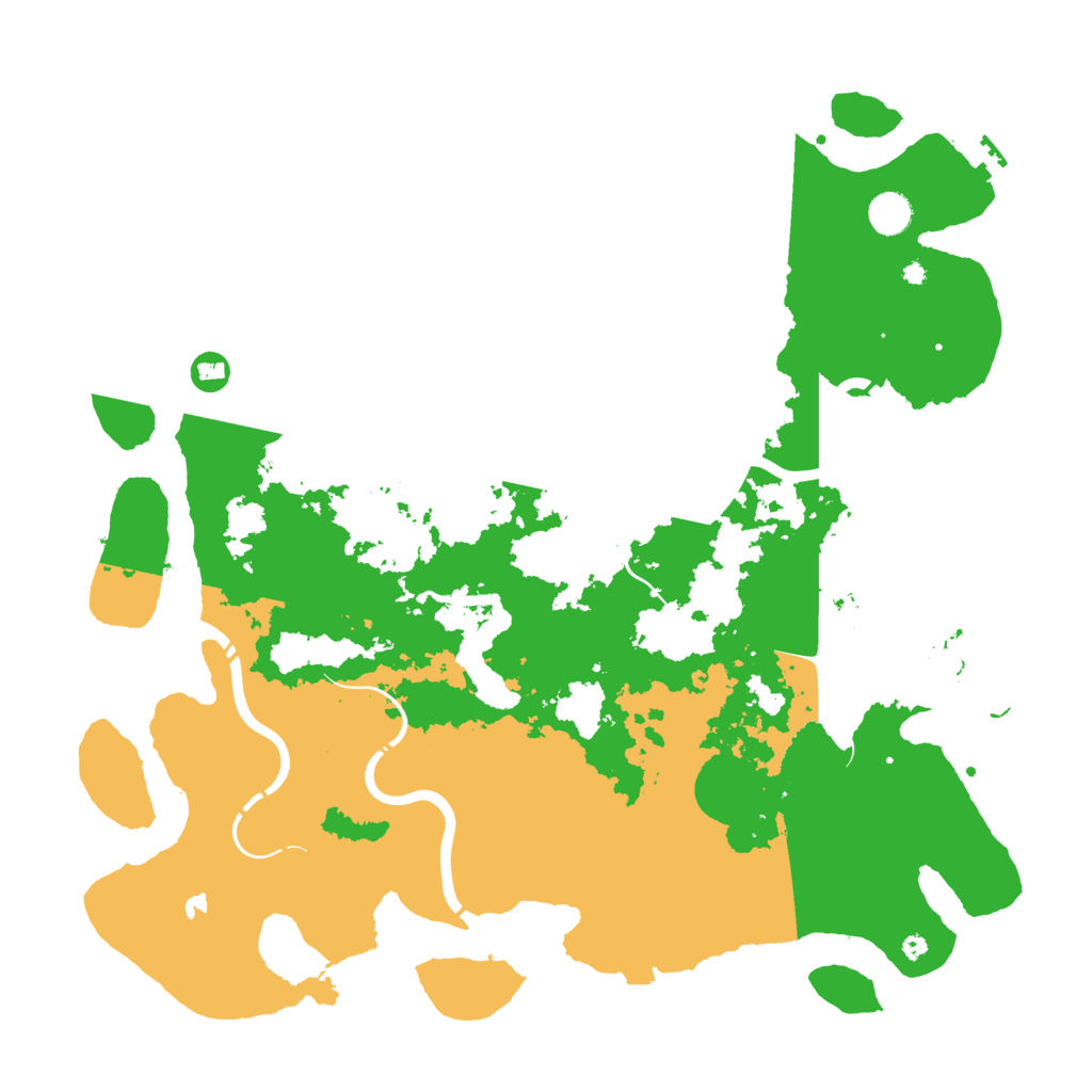 Biome Rust Map: Procedural Map, Size: 4476, Seed: 1310