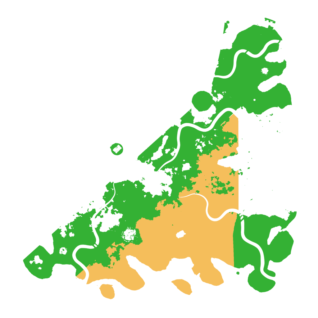 Biome Rust Map: Procedural Map, Size: 4250, Seed: 104093825