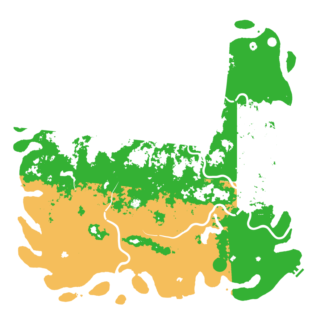 Biome Rust Map: Procedural Map, Size: 6000, Seed: 489369734