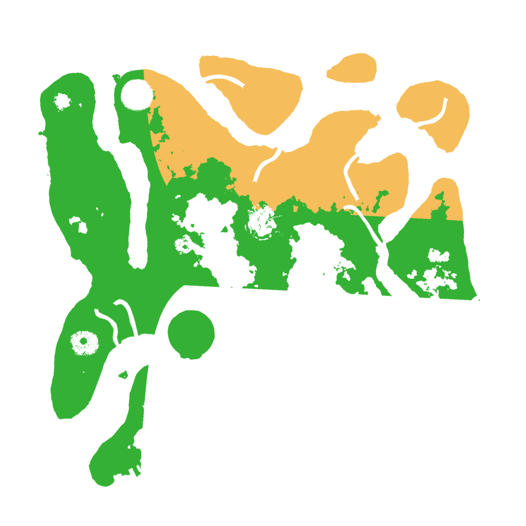 Biome Rust Map: Procedural Map, Size: 3000, Seed: 96449