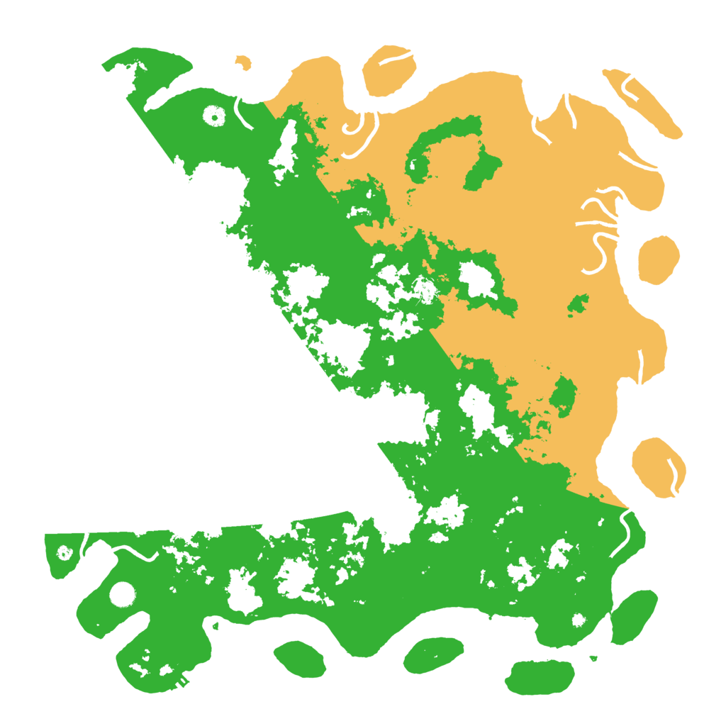 Biome Rust Map: Procedural Map, Size: 5000, Seed: 26469276
