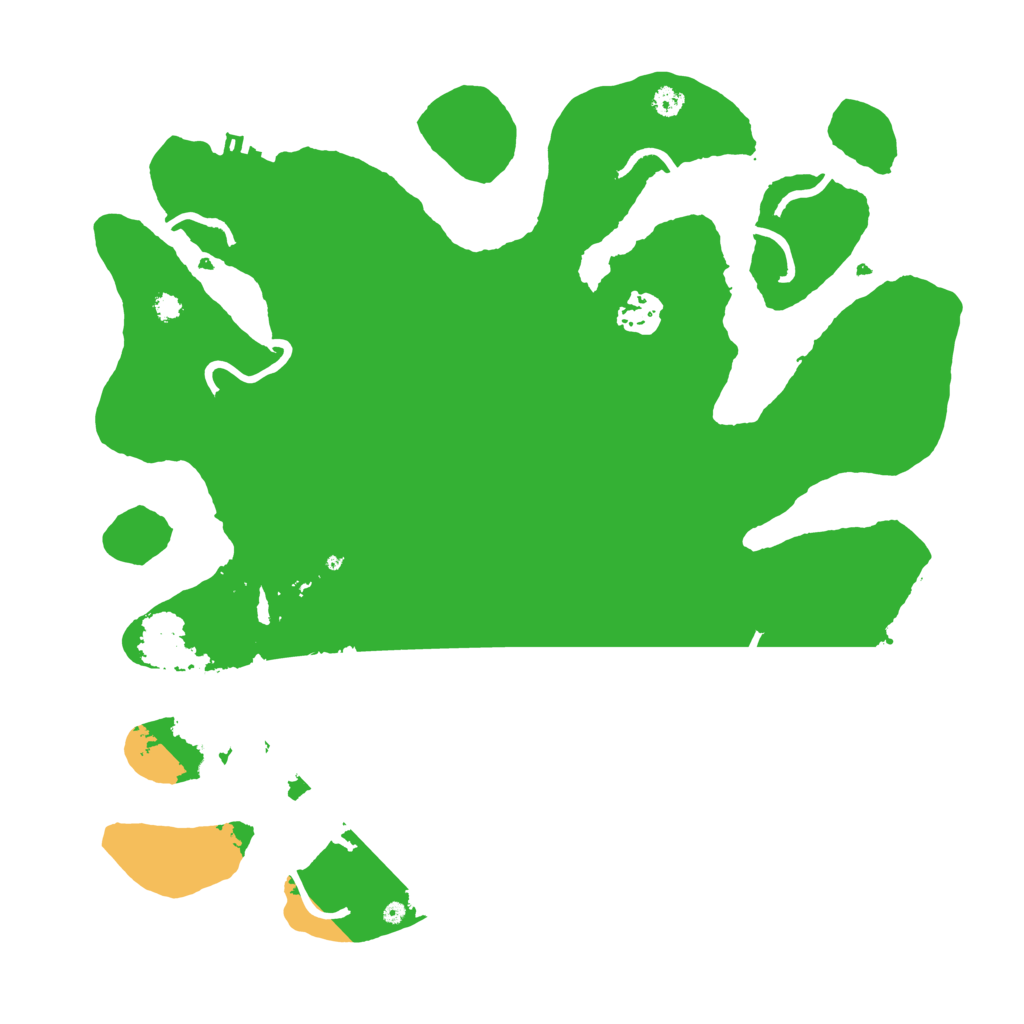 Biome Rust Map: Procedural Map, Size: 3500, Seed: 696969874