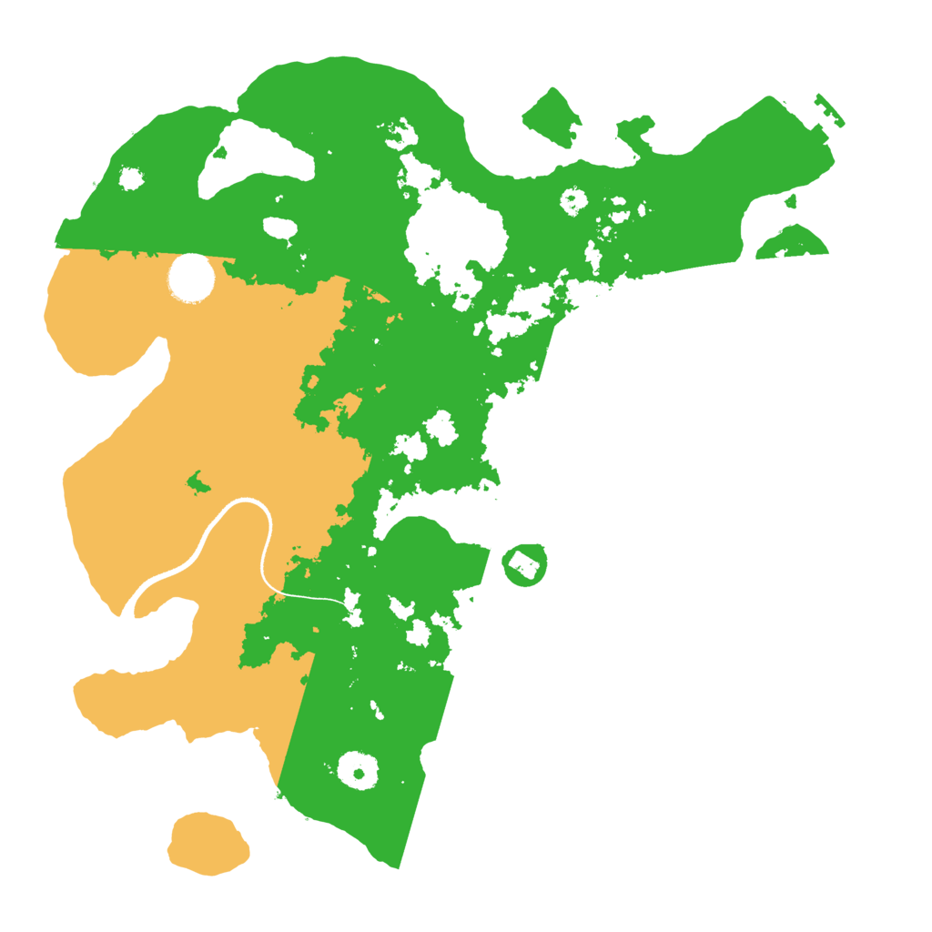 Biome Rust Map: Procedural Map, Size: 3500, Seed: 436349876
