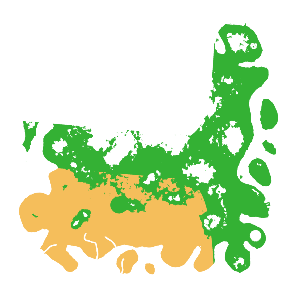 Biome Rust Map: Procedural Map, Size: 4600, Seed: 1234