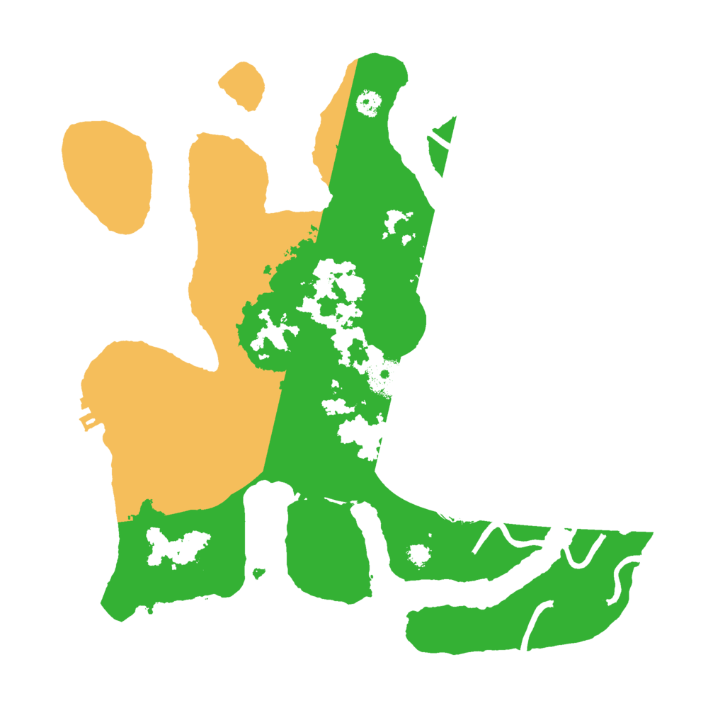 Biome Rust Map: Procedural Map, Size: 3000, Seed: 1306891645