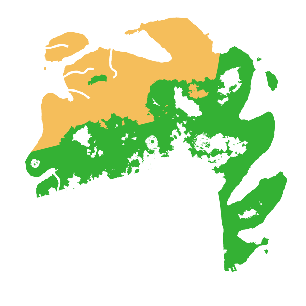 Biome Rust Map: Procedural Map, Size: 3550, Seed: 962069872