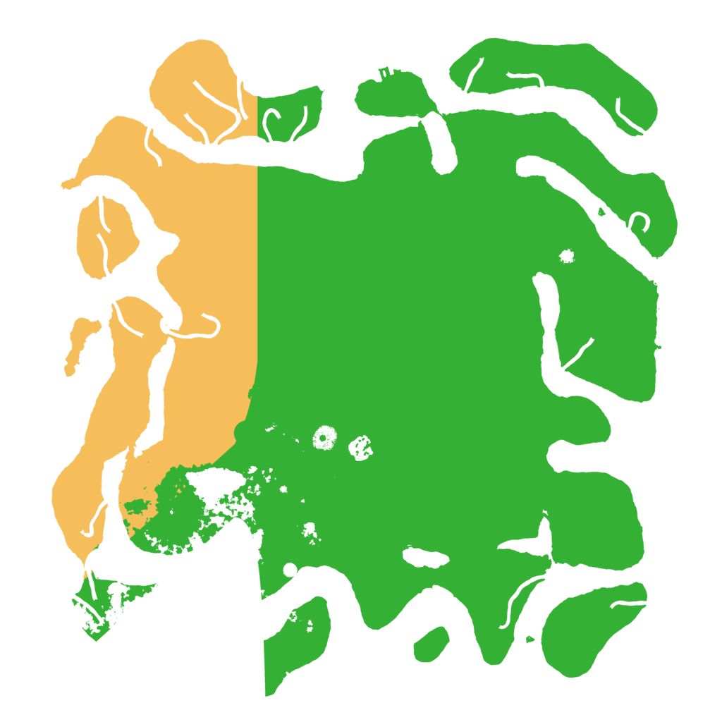 Biome Rust Map: Procedural Map, Size: 4500, Seed: 46528491