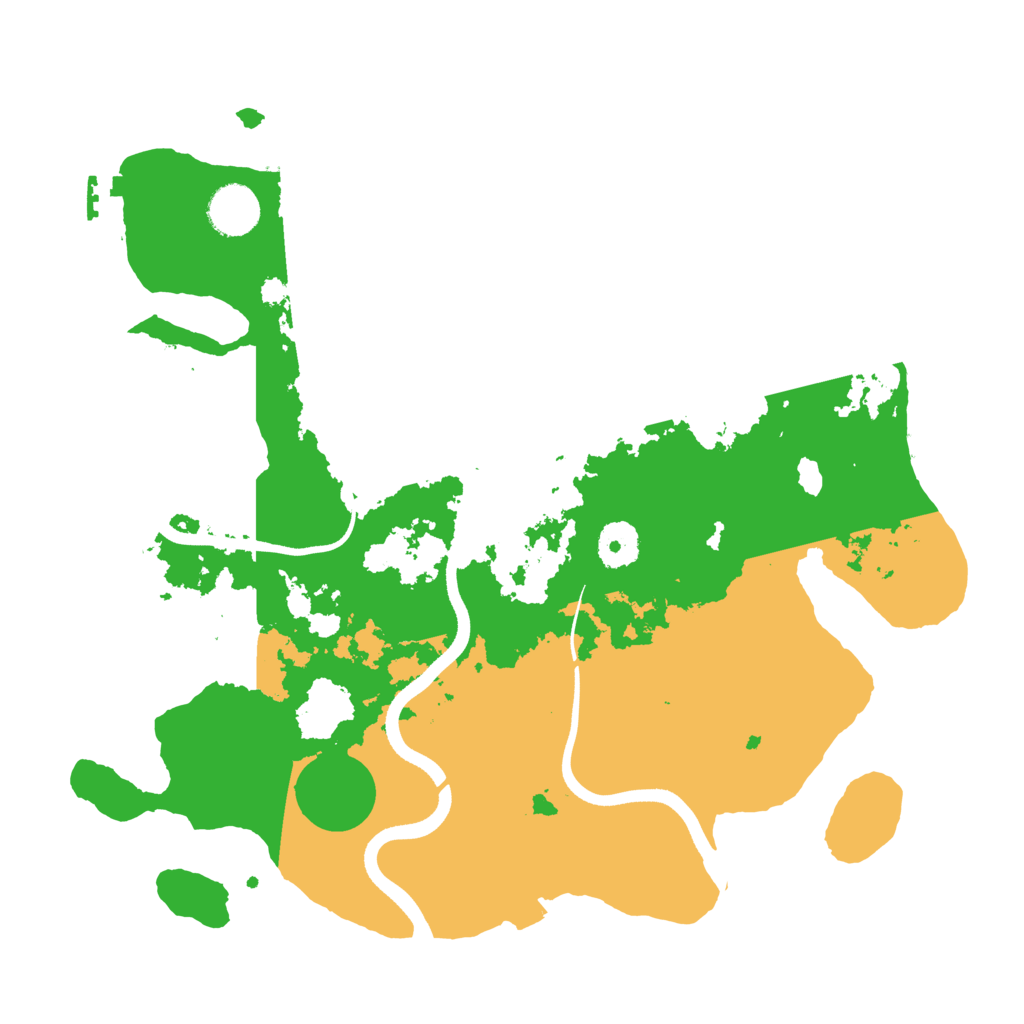 Biome Rust Map: Procedural Map, Size: 3500, Seed: 436068461
