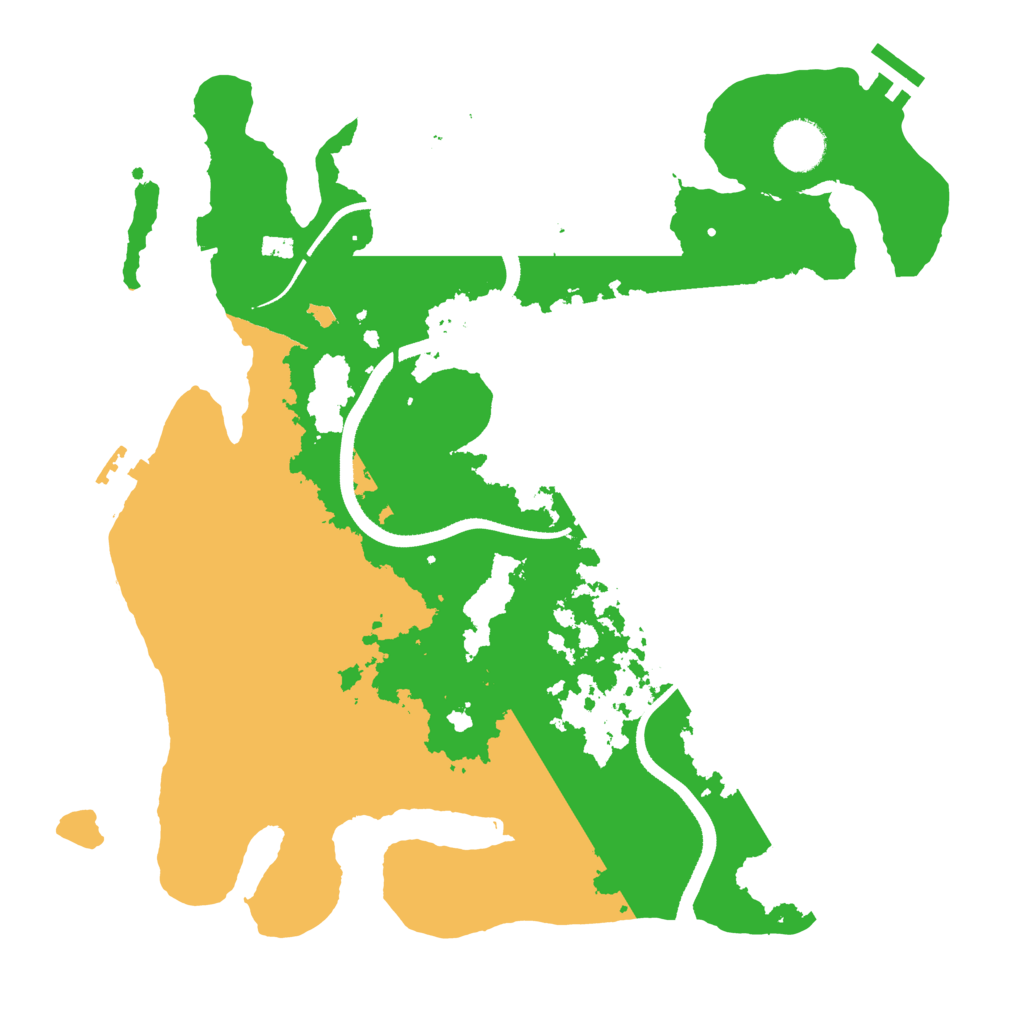 Biome Rust Map: Procedural Map, Size: 3500, Seed: 3584751