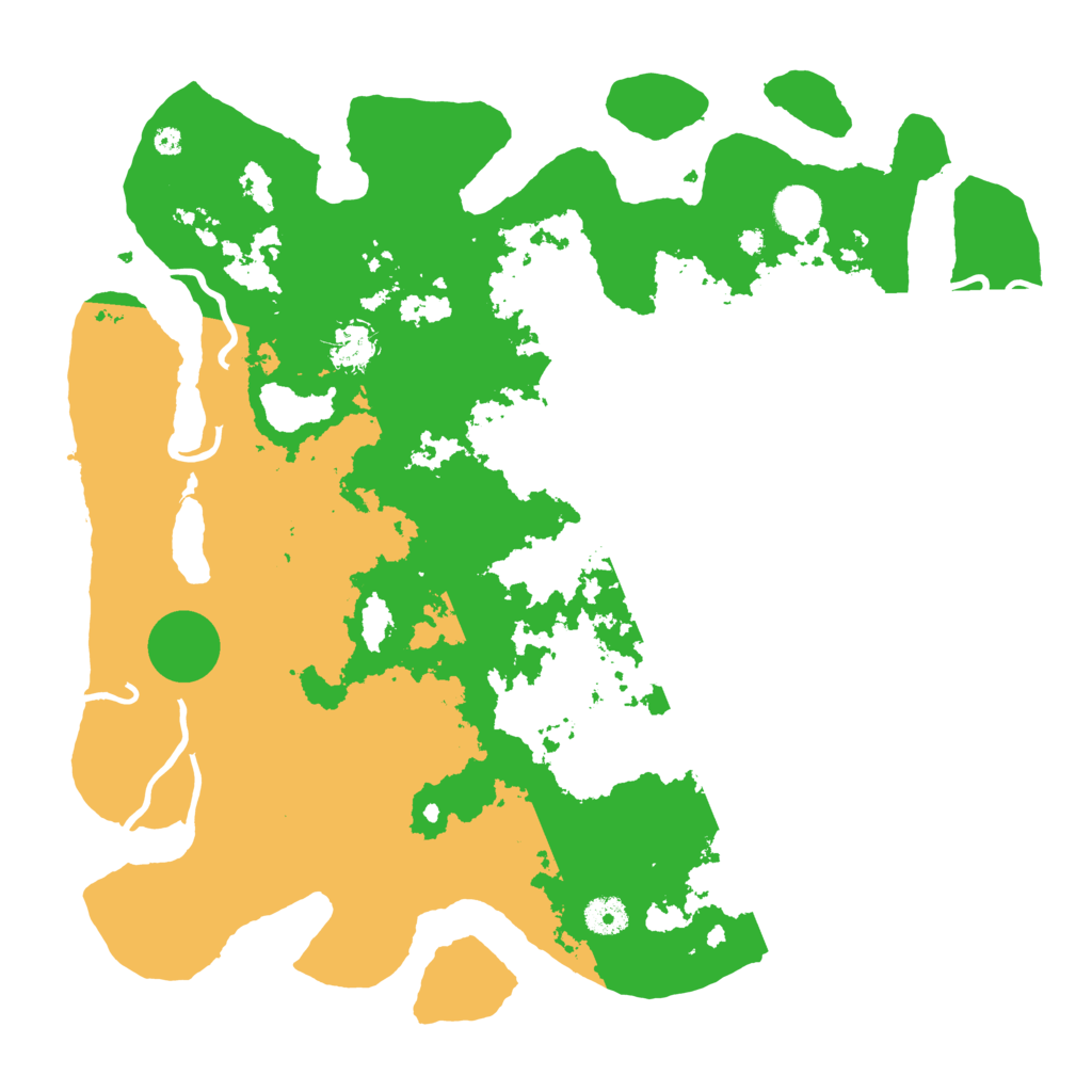 Biome Rust Map: Procedural Map, Size: 4000, Seed: 548951