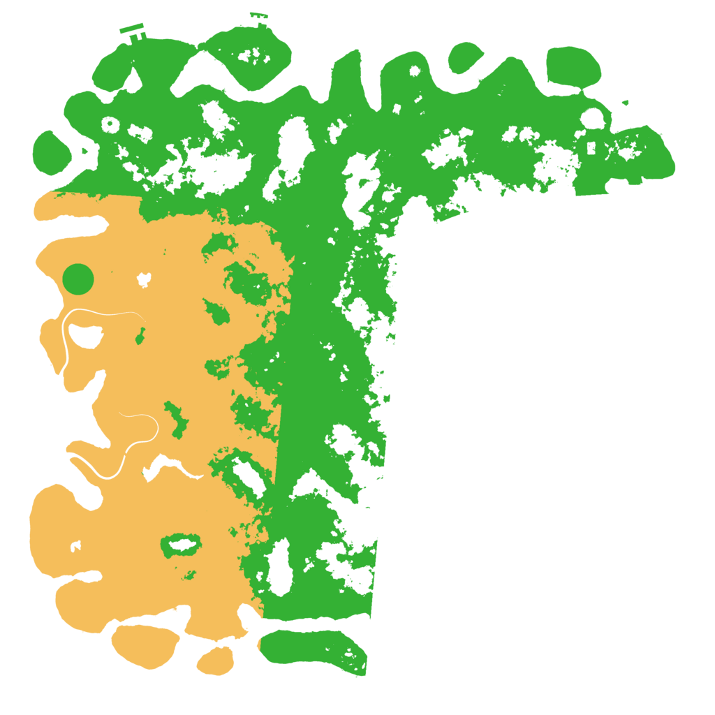 Biome Rust Map: Procedural Map, Size: 6000, Seed: 1743837770