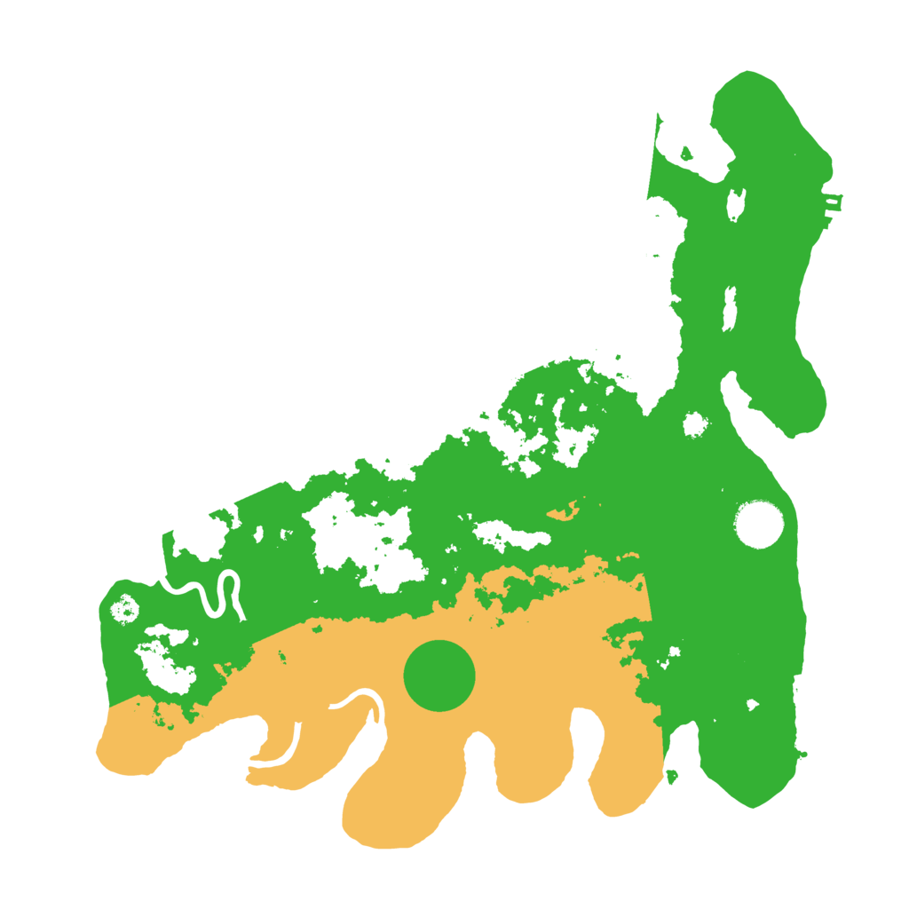 Biome Rust Map: Procedural Map, Size: 3350, Seed: 1803129844