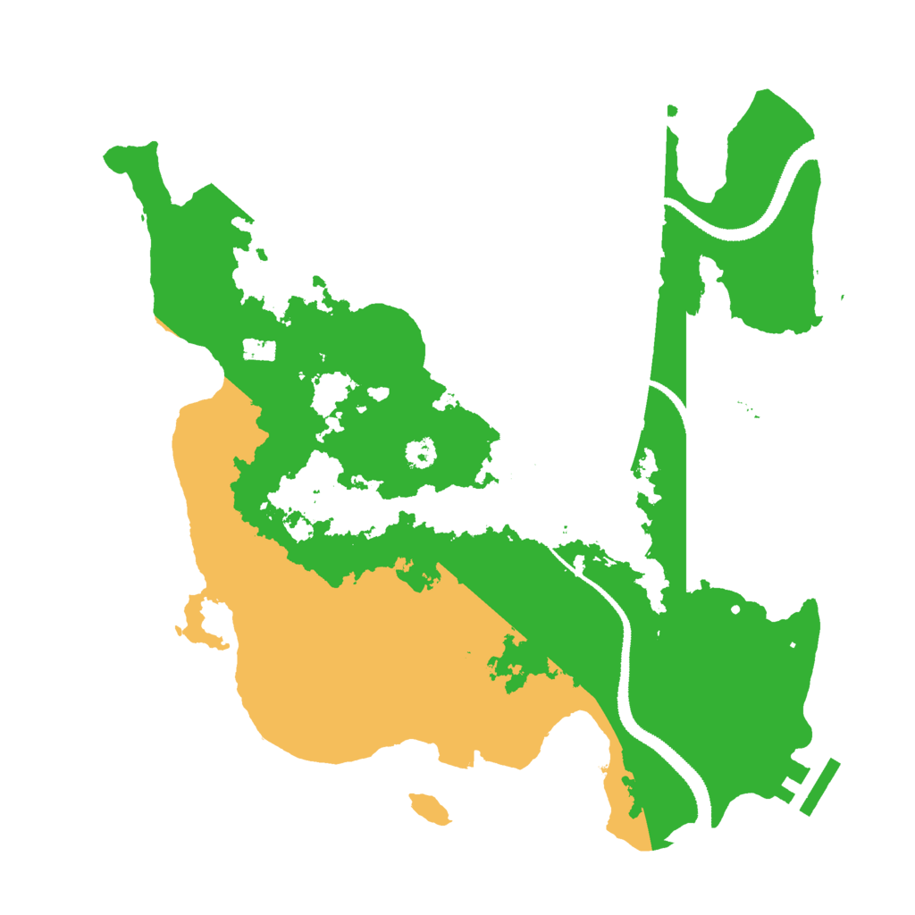 Biome Rust Map: Procedural Map, Size: 3000, Seed: 81669653