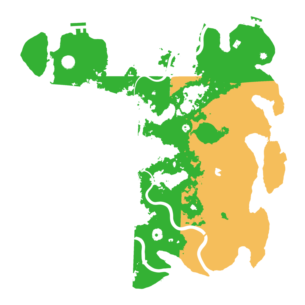 Biome Rust Map: Procedural Map, Size: 4000, Seed: 1410822725