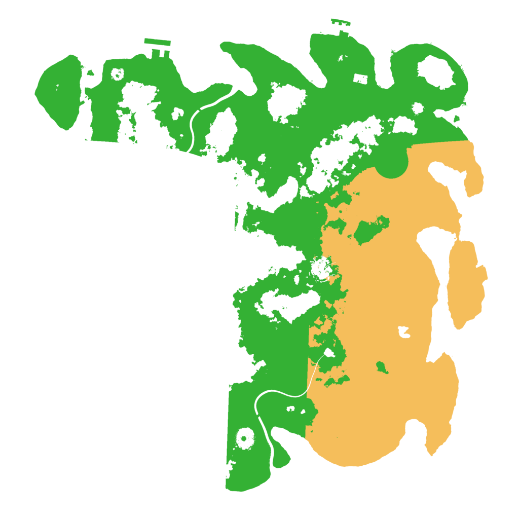 Biome Rust Map: Procedural Map, Size: 4000, Seed: 1410822725