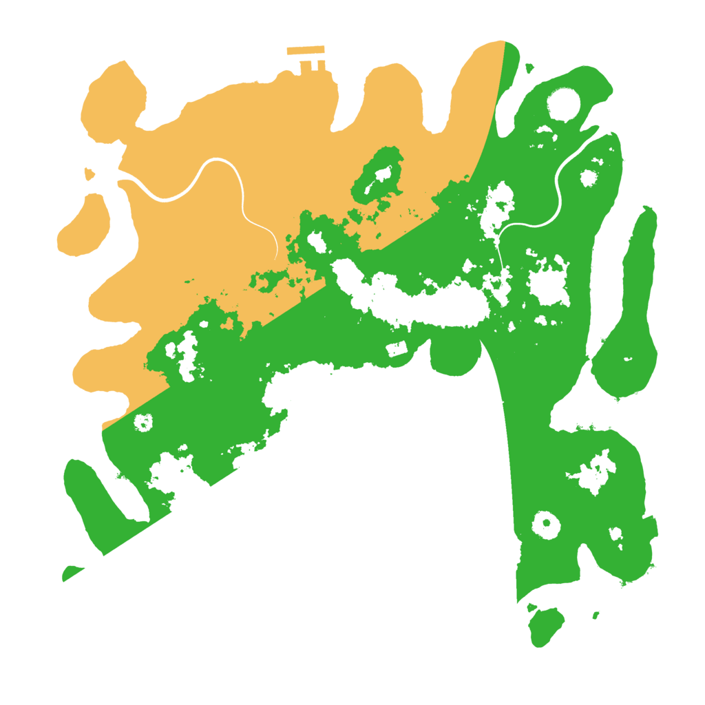 Biome Rust Map: Procedural Map, Size: 3800, Seed: 132708