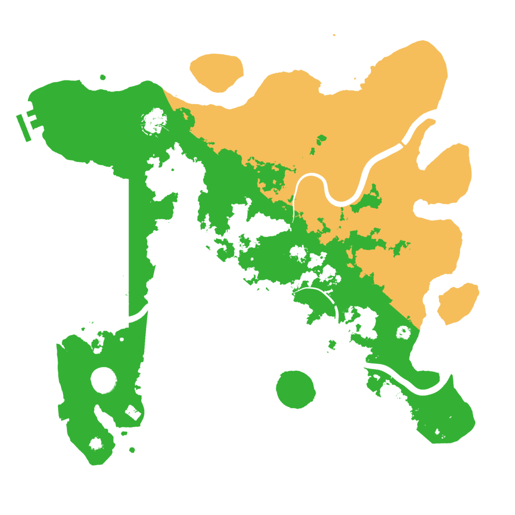 Biome Rust Map: Procedural Map, Size: 3700, Seed: 1927775630
