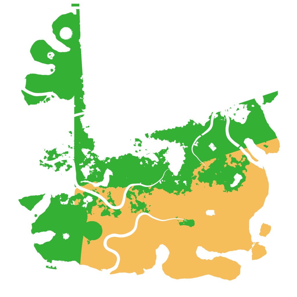 Biome Rust Map: Procedural Map, Size: 4200, Seed: 1409151107