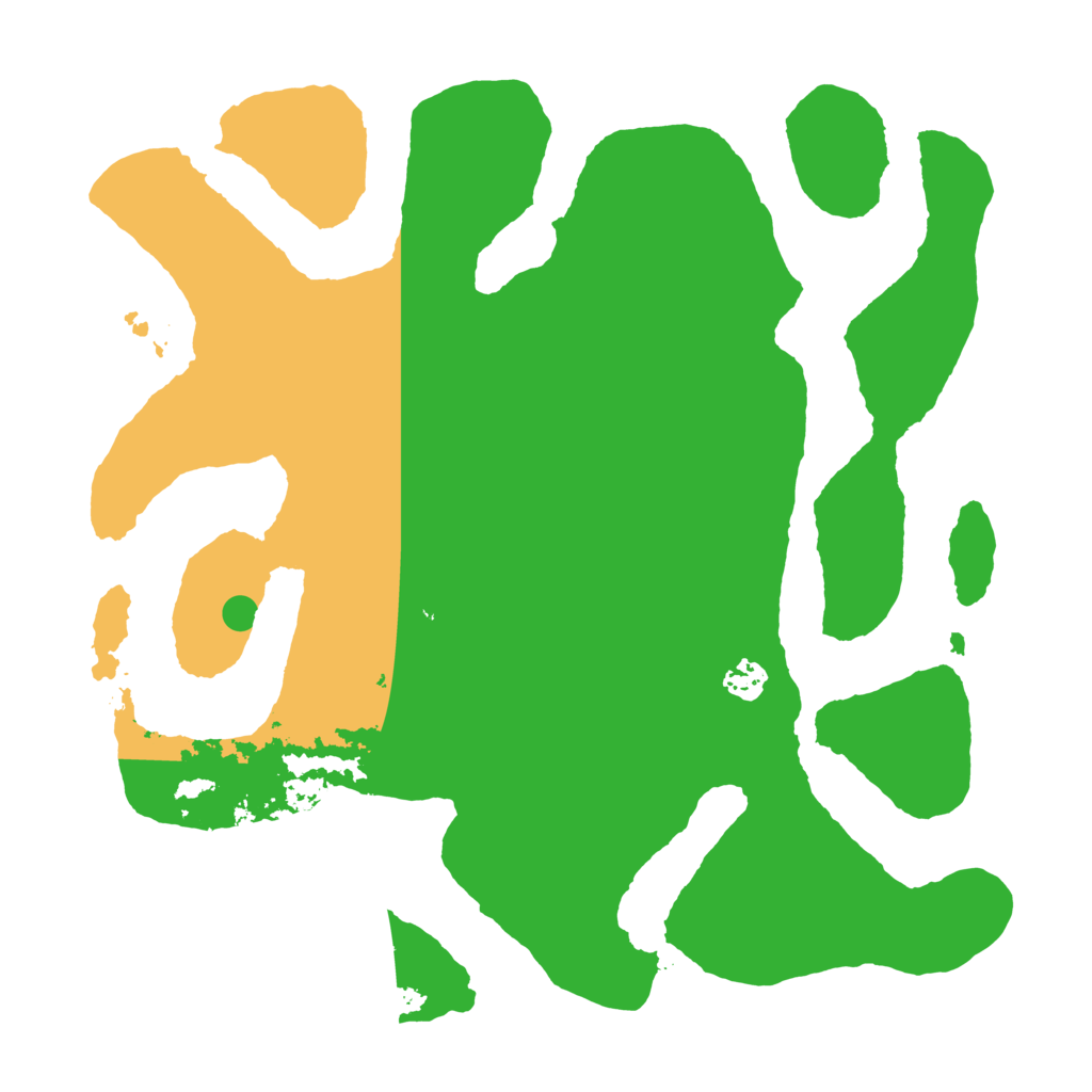 Biome Rust Map: Barren, Size: 4000, Seed: 4321