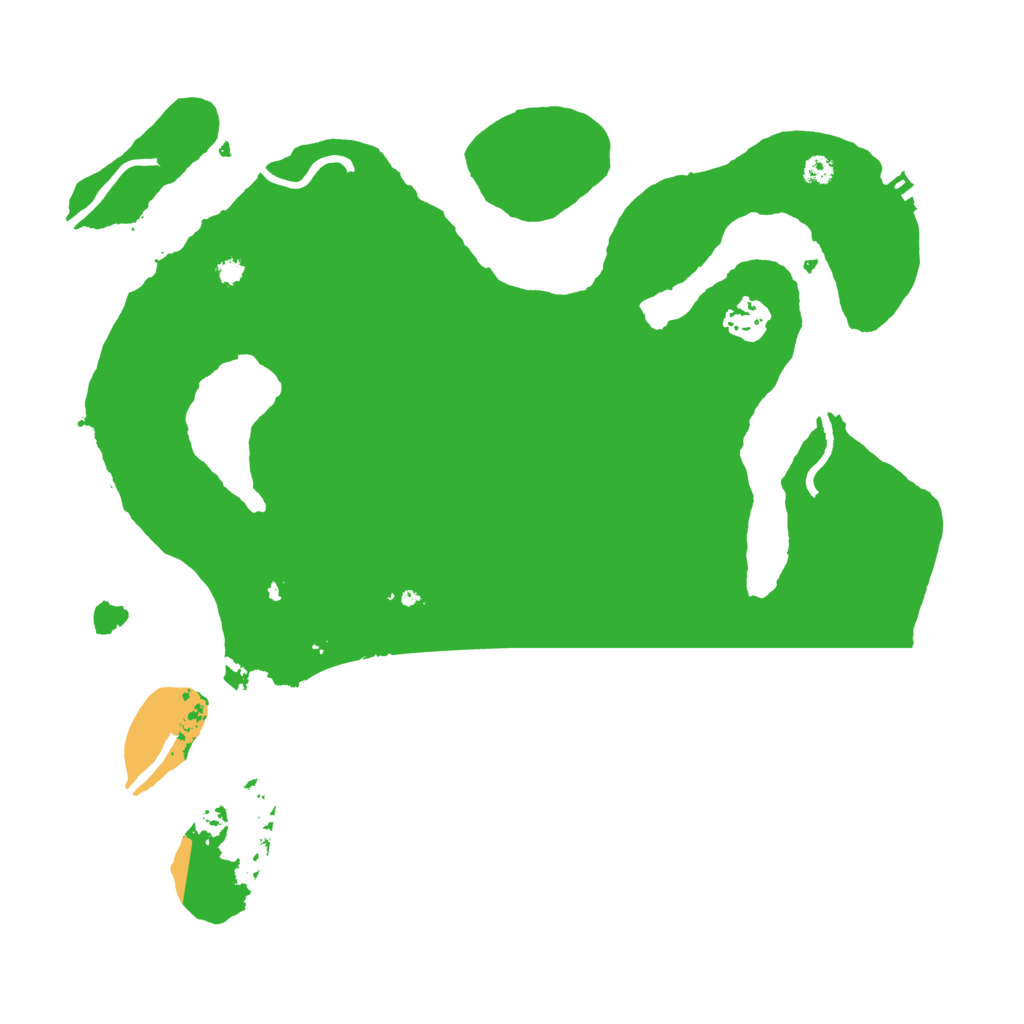 Biome Rust Map: Procedural Map, Size: 3500, Seed: 788208835