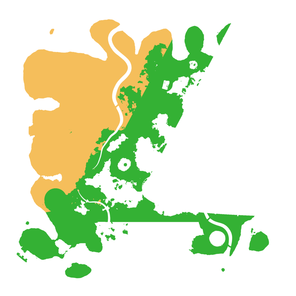 Biome Rust Map: Procedural Map, Size: 3500, Seed: 20352