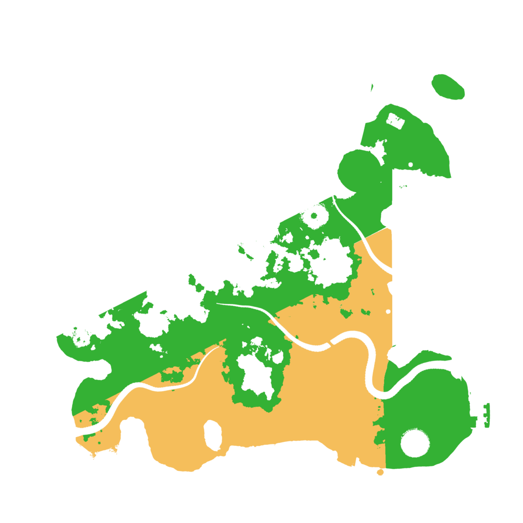 Biome Rust Map: Procedural Map, Size: 3250, Seed: 207531925