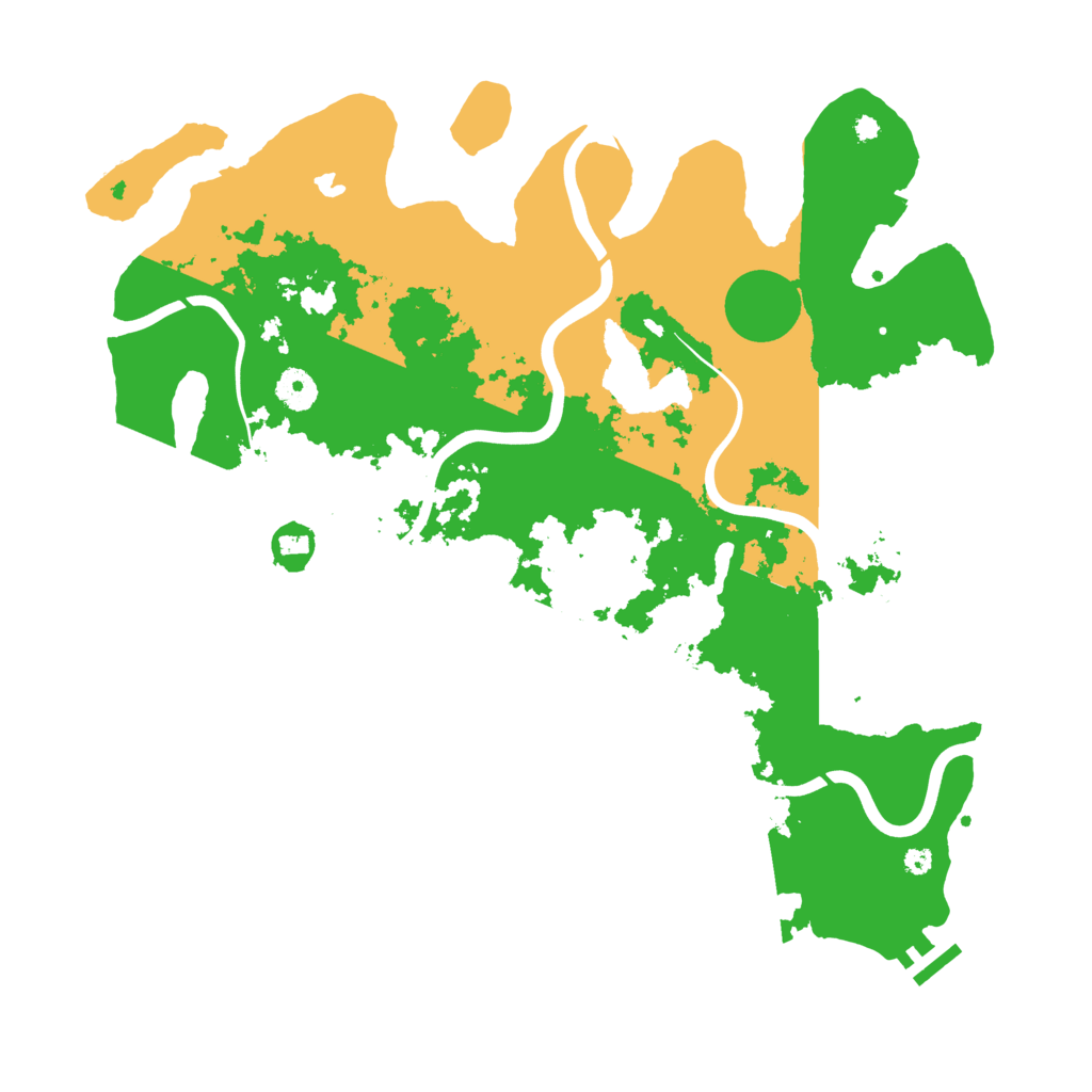 Biome Rust Map: Procedural Map, Size: 4000, Seed: 12566