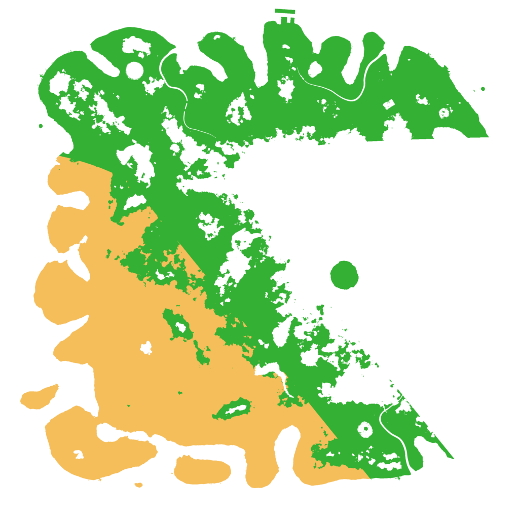 Biome Rust Map: Procedural Map, Size: 5200, Seed: 1337