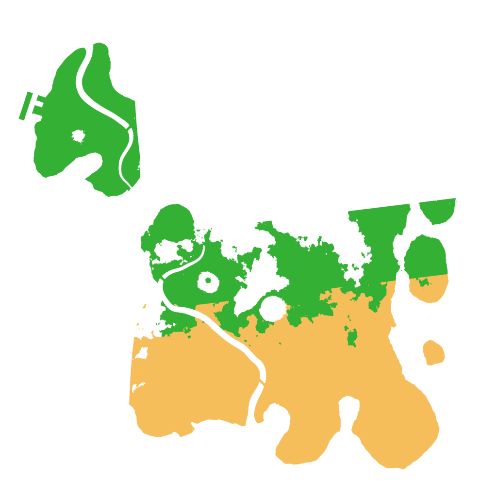 Biome Rust Map: Procedural Map, Size: 3500, Seed: 58792916