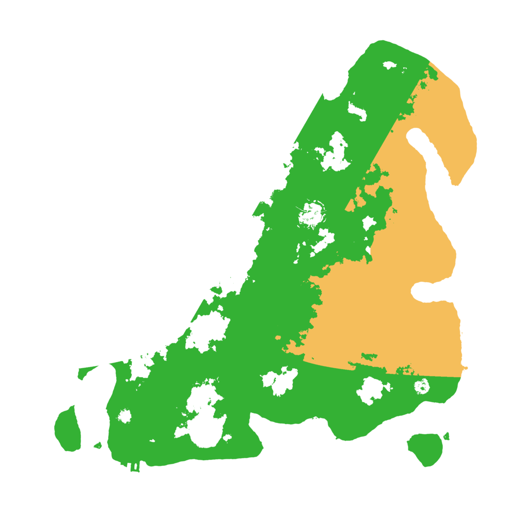 Biome Rust Map: Procedural Map, Size: 3500, Seed: 1976574907