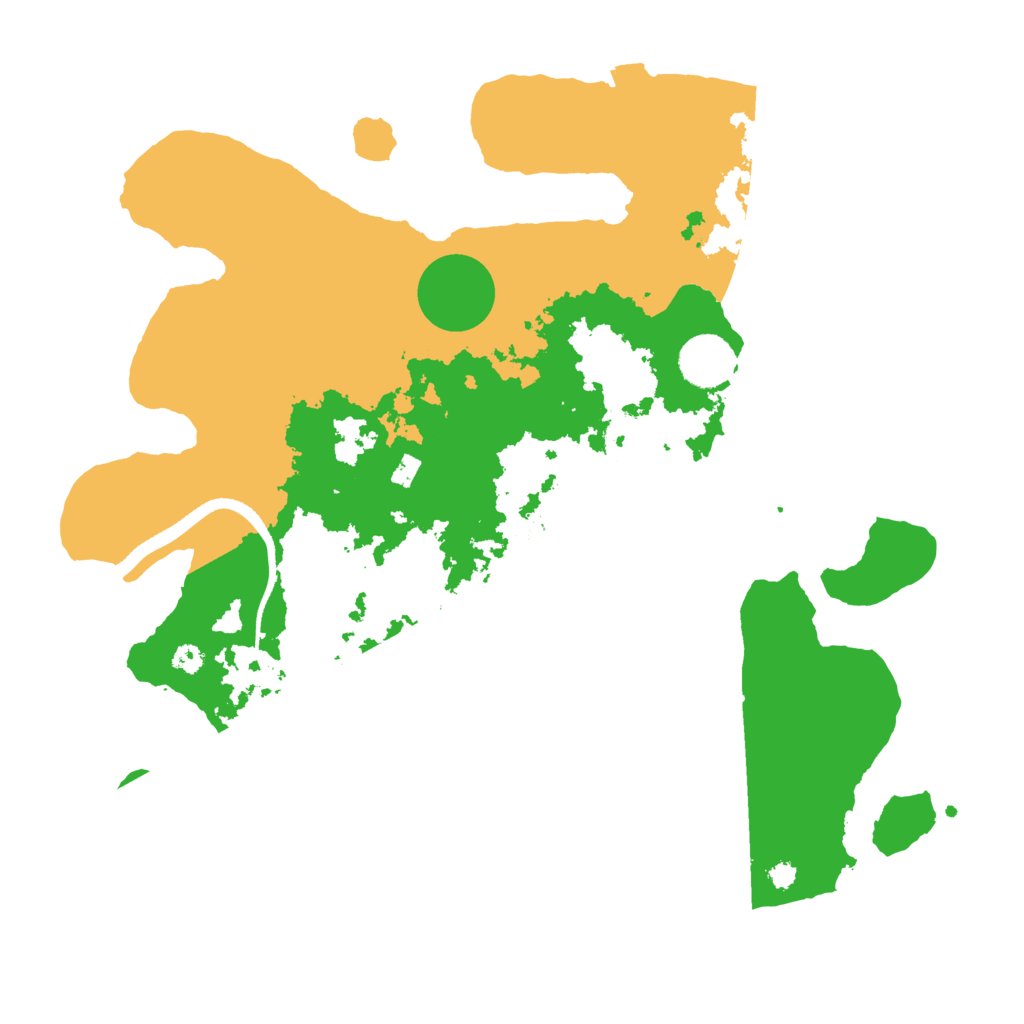 Biome Rust Map: Procedural Map, Size: 3500, Seed: 1276509389
