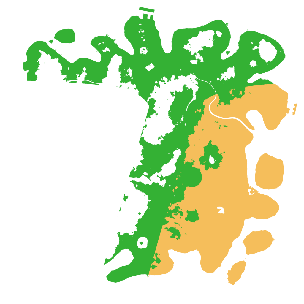 Biome Rust Map: Procedural Map, Size: 4000, Seed: 27221125