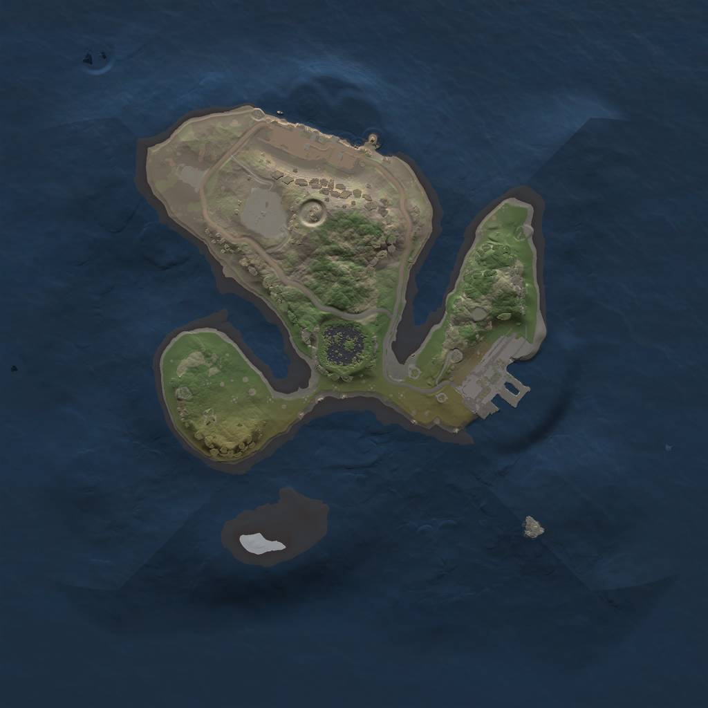 Rust Map: Procedural Map, Size: 1750, Seed: 880, 7 Monuments